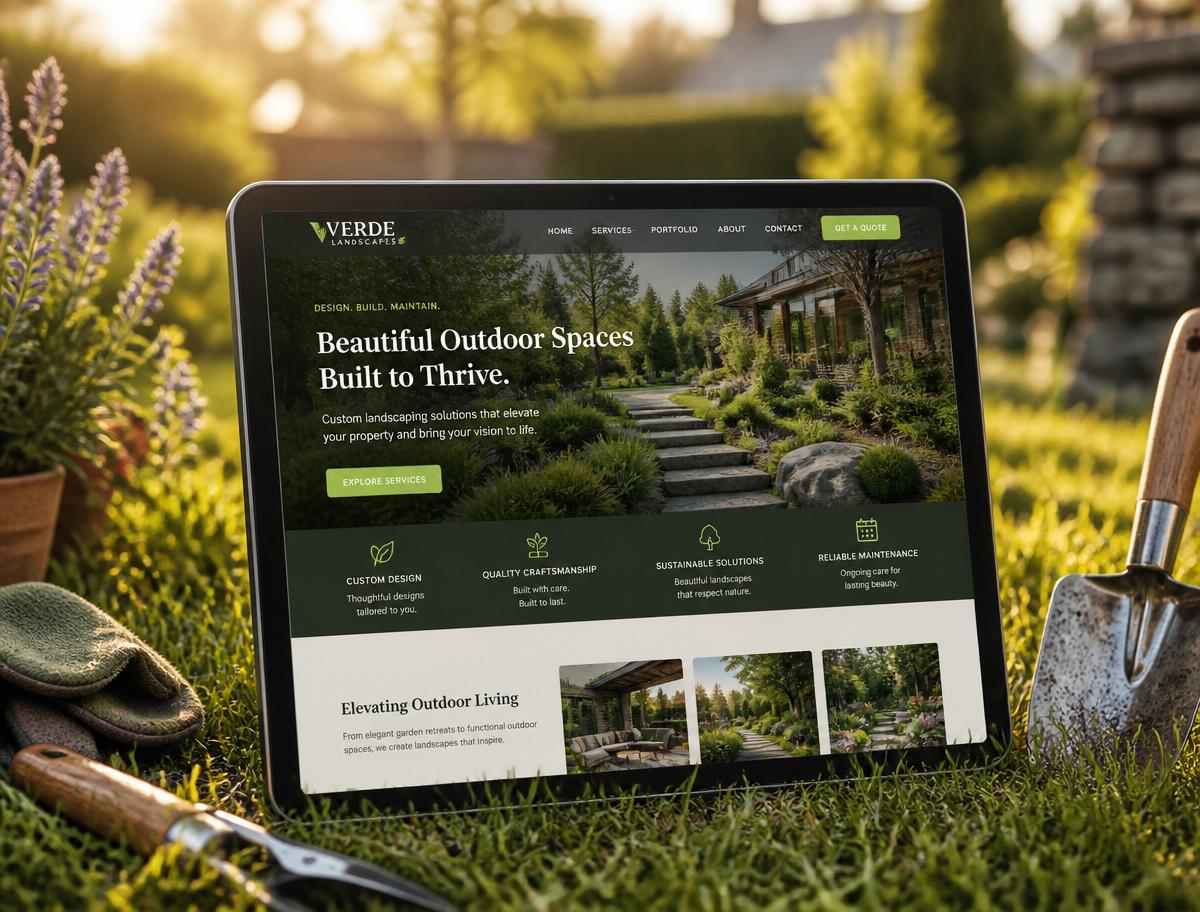 Verde Landscapes website